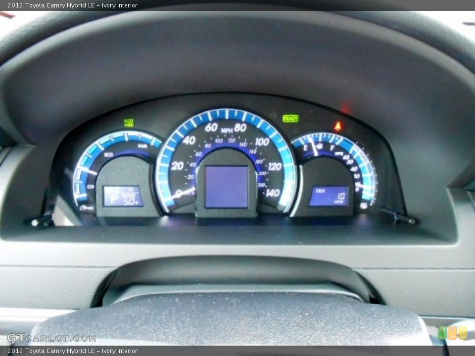 Ivory Interior Gauges for the 2012 Toyota Camry Hybrid LE #74906713