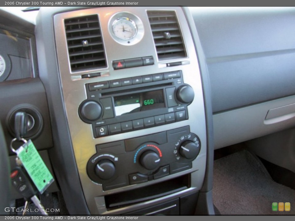 Dark Slate Gray/Light Graystone Interior Controls for the 2006 Chrysler 300 Touring AWD #74907868