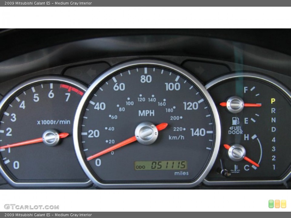 Medium Gray Interior Gauges for the 2009 Mitsubishi Galant ES #74909106