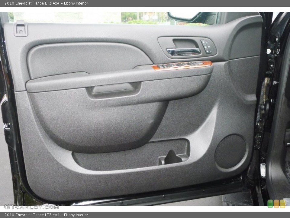 Ebony Interior Door Panel for the 2010 Chevrolet Tahoe LTZ 4x4 #74909379