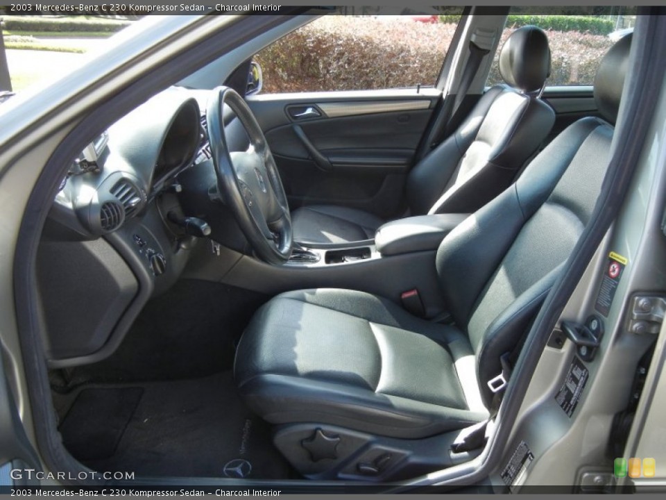 Charcoal Interior Photo for the 2003 Mercedes-Benz C 230 Kompressor Sedan #74910373
