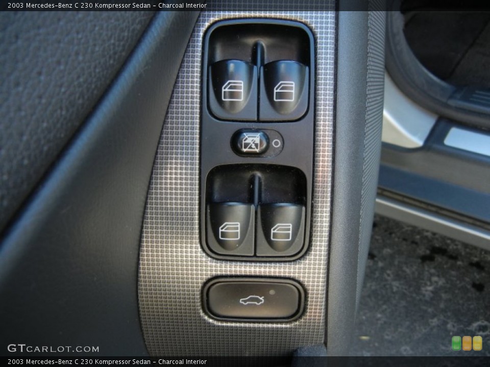 Charcoal Interior Controls for the 2003 Mercedes-Benz C 230 Kompressor Sedan #74910414