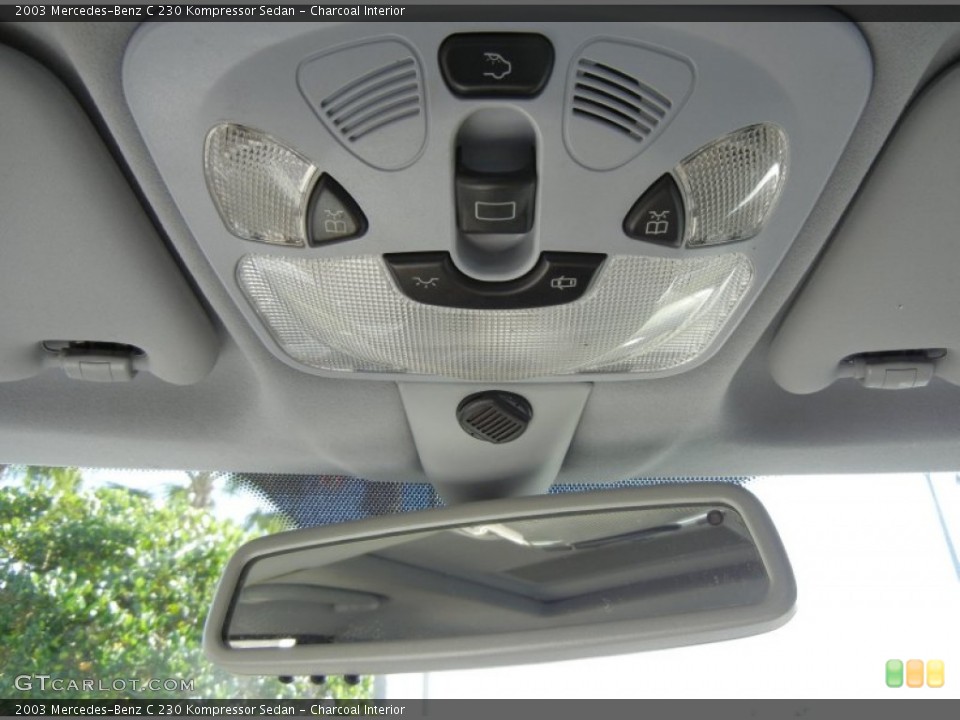 Charcoal Interior Controls for the 2003 Mercedes-Benz C 230 Kompressor Sedan #74910693