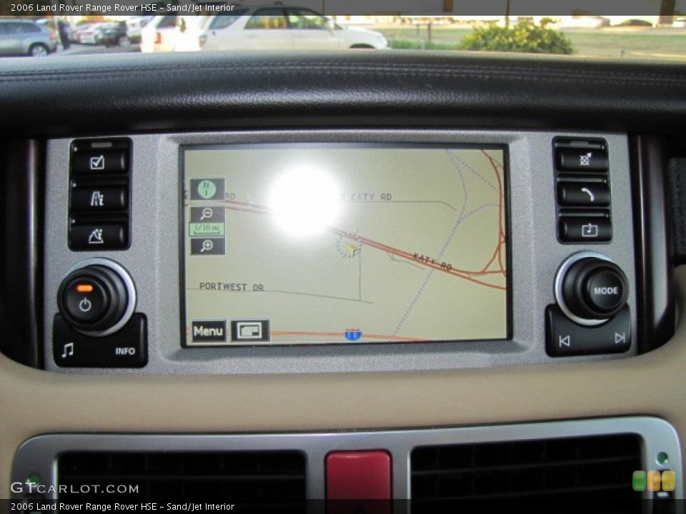 Sand/Jet Interior Navigation for the 2006 Land Rover Range Rover HSE #74911092
