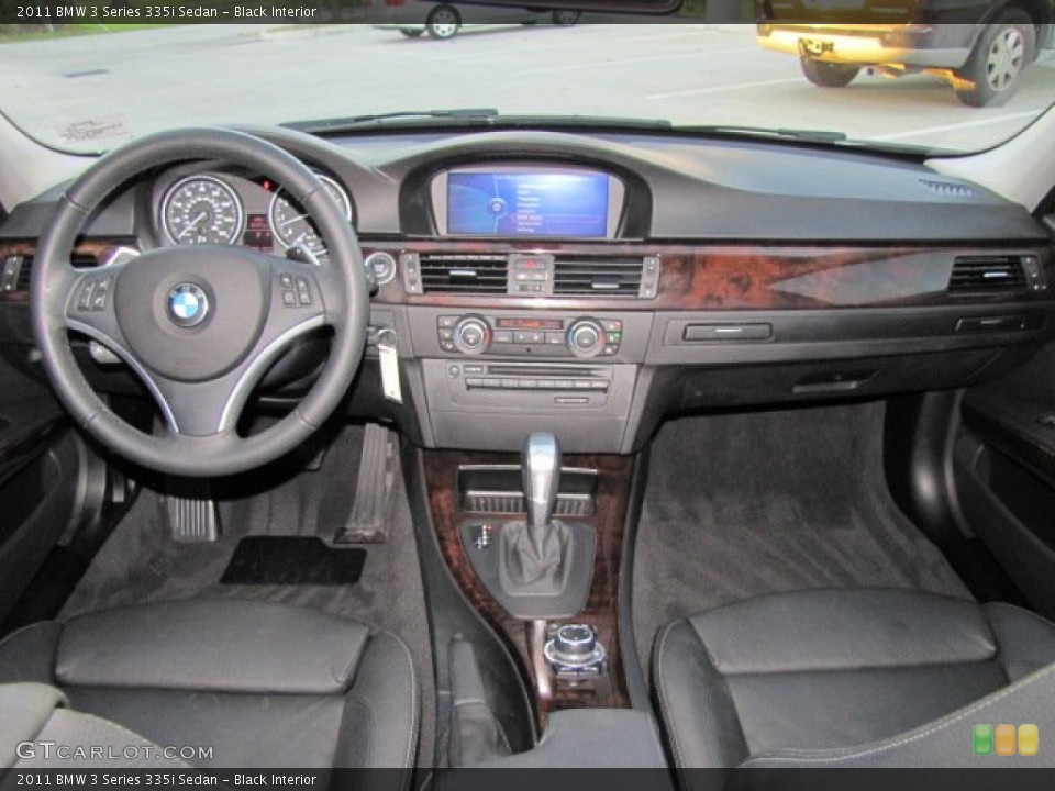 Black Interior Dashboard for the 2011 BMW 3 Series 335i Sedan #74913255