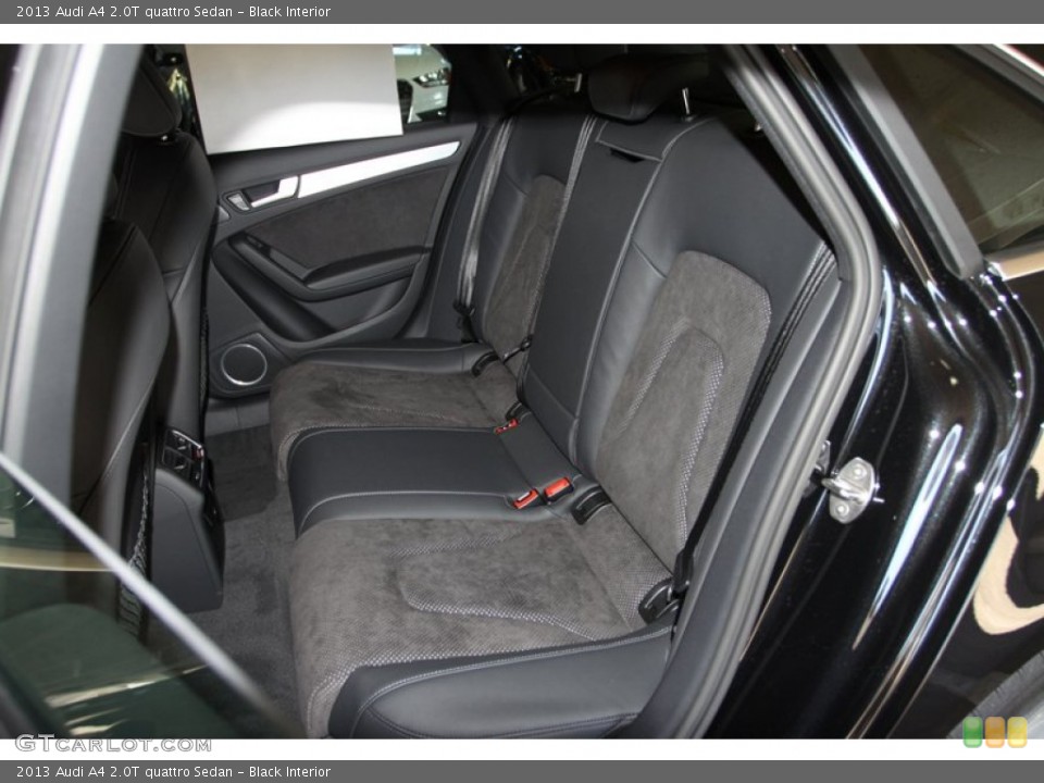 Black Interior Rear Seat for the 2013 Audi A4 2.0T quattro Sedan #74915431