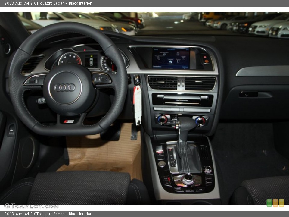 Black Interior Dashboard for the 2013 Audi A4 2.0T quattro Sedan #74915463