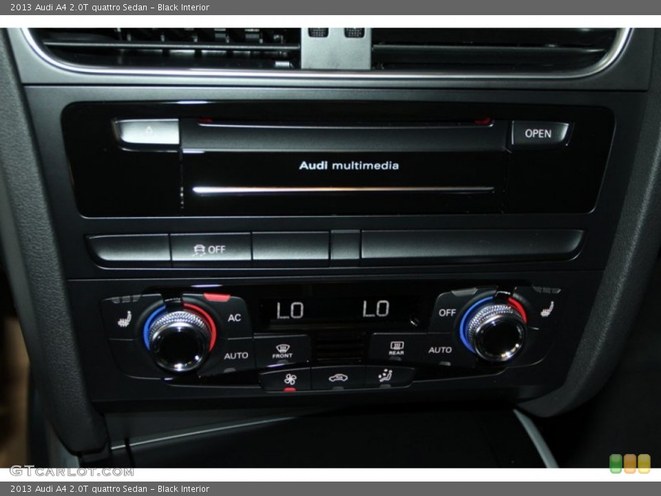 Black Interior Controls for the 2013 Audi A4 2.0T quattro Sedan #74915513