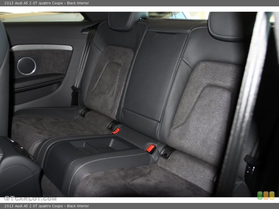 Black Interior Rear Seat for the 2013 Audi A5 2.0T quattro Coupe #74917773
