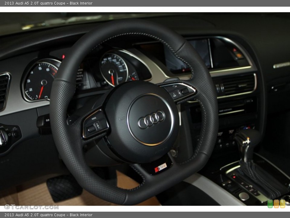 Black Interior Steering Wheel for the 2013 Audi A5 2.0T quattro Coupe #74917859