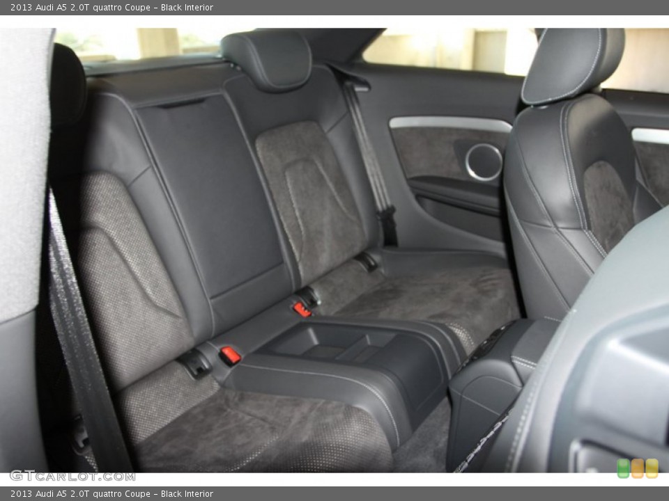 Black Interior Rear Seat for the 2013 Audi A5 2.0T quattro Coupe #74917920
