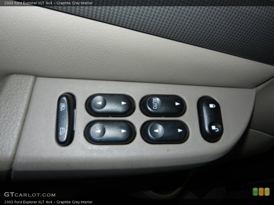 Graphite Grey Interior Controls for the 2003 Ford Explorer XLT 4x4 #74919229
