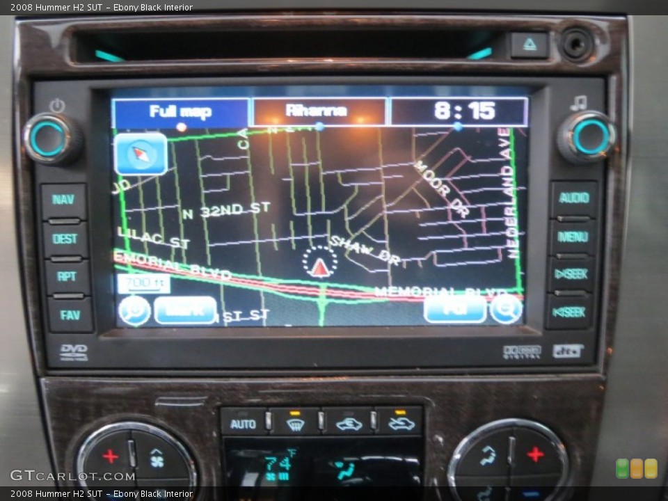 Ebony Black Interior Navigation for the 2008 Hummer H2 SUT #74919237
