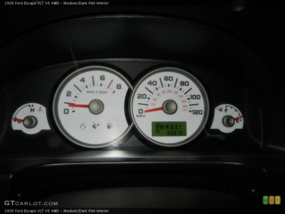 Medium/Dark Flint Interior Gauges for the 2006 Ford Escape XLT V6 4WD #74919783