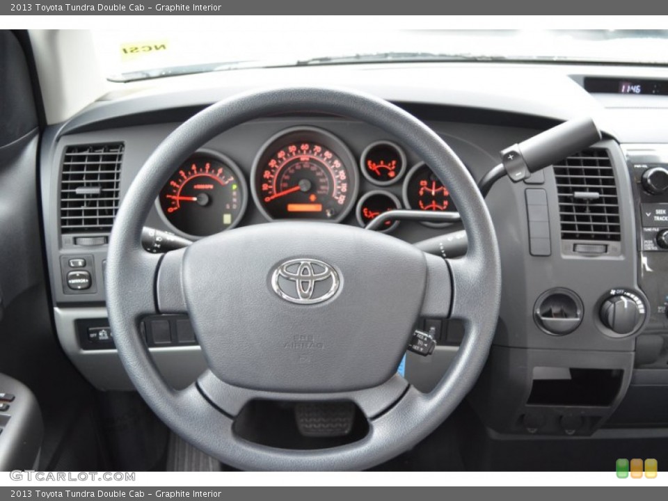 Graphite Interior Steering Wheel for the 2013 Toyota Tundra Double Cab #74919819