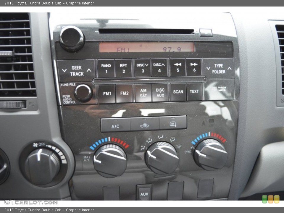 Graphite Interior Controls for the 2013 Toyota Tundra Double Cab #74919891
