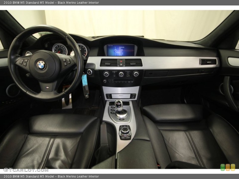 Black Merino Leather Interior Dashboard for the 2010 BMW M5  #74920704