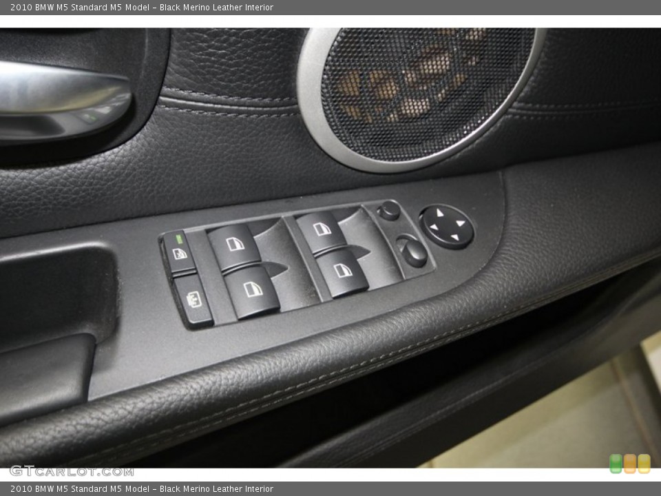 Black Merino Leather Interior Controls for the 2010 BMW M5  #74920836
