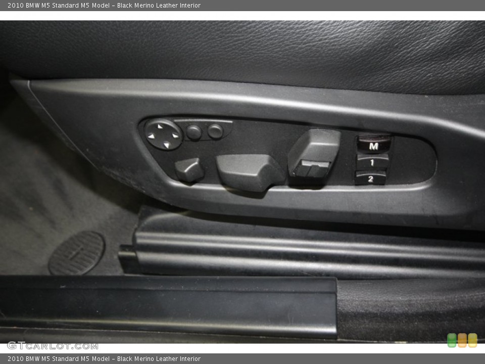 Black Merino Leather Interior Controls for the 2010 BMW M5  #74920848