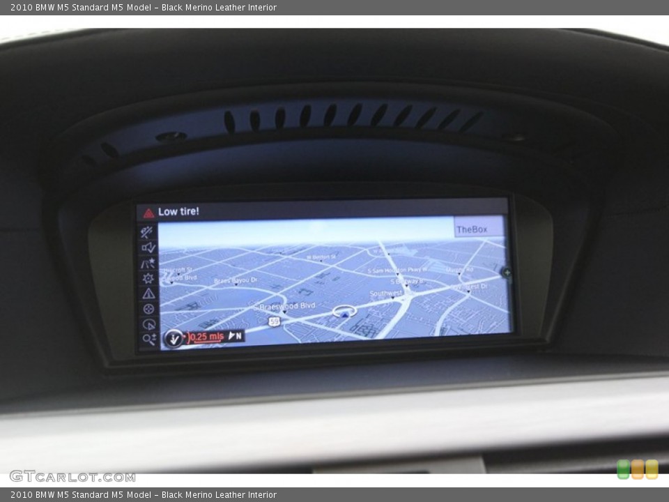 Black Merino Leather Interior Navigation for the 2010 BMW M5  #74920893