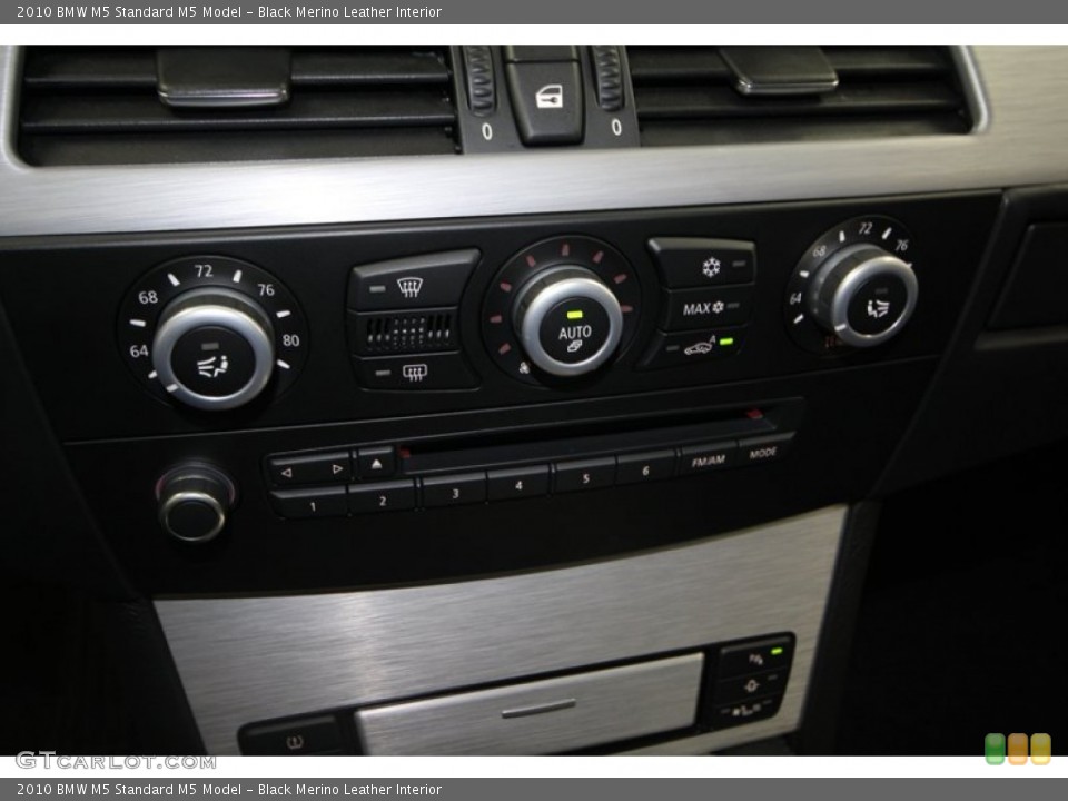 Black Merino Leather Interior Controls for the 2010 BMW M5  #74920905