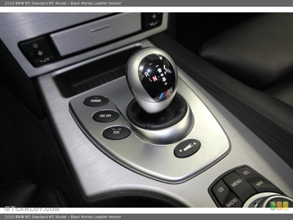 Black Merino Leather Interior Transmission for the 2010 BMW M5  #74920926