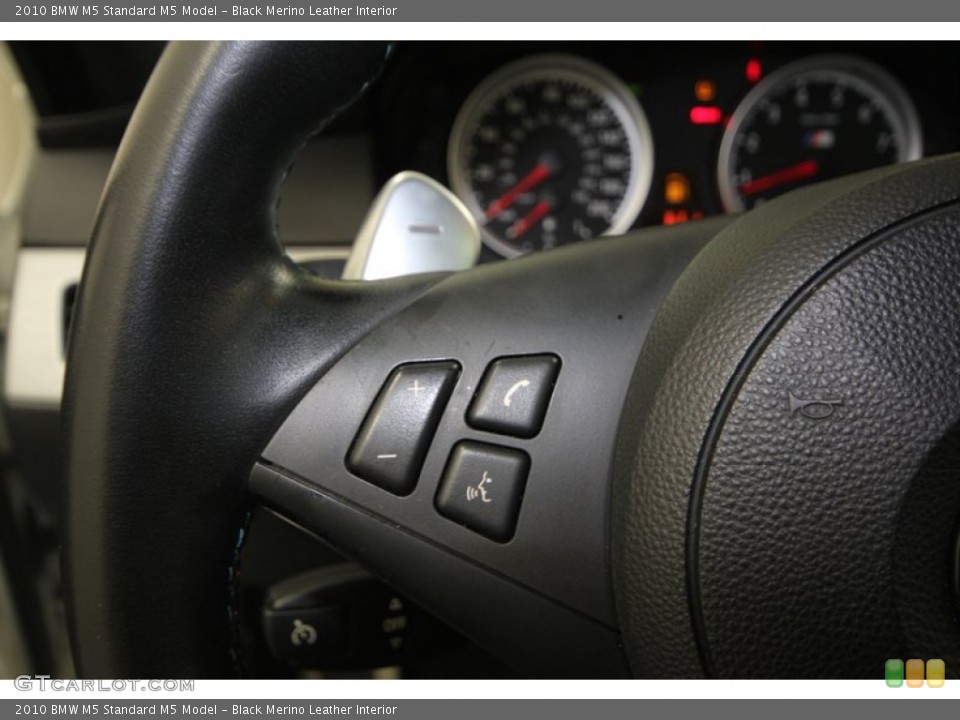 Black Merino Leather Interior Controls for the 2010 BMW M5  #74920999