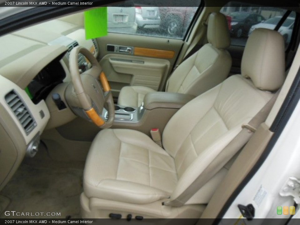 Medium Camel Interior Front Seat for the 2007 Lincoln MKX AWD #74921010