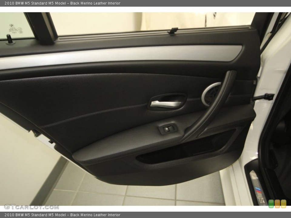Black Merino Leather Interior Door Panel for the 2010 BMW M5  #74921025