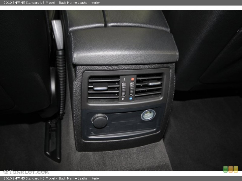 Black Merino Leather Interior Controls for the 2010 BMW M5  #74921066