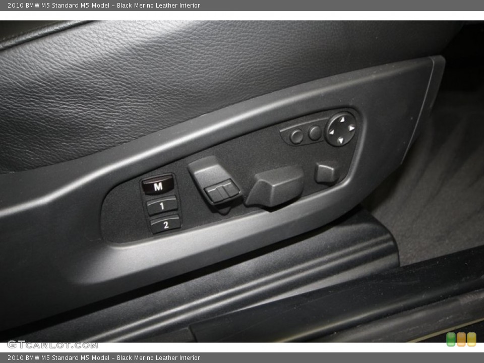 Black Merino Leather Interior Controls for the 2010 BMW M5  #74921145