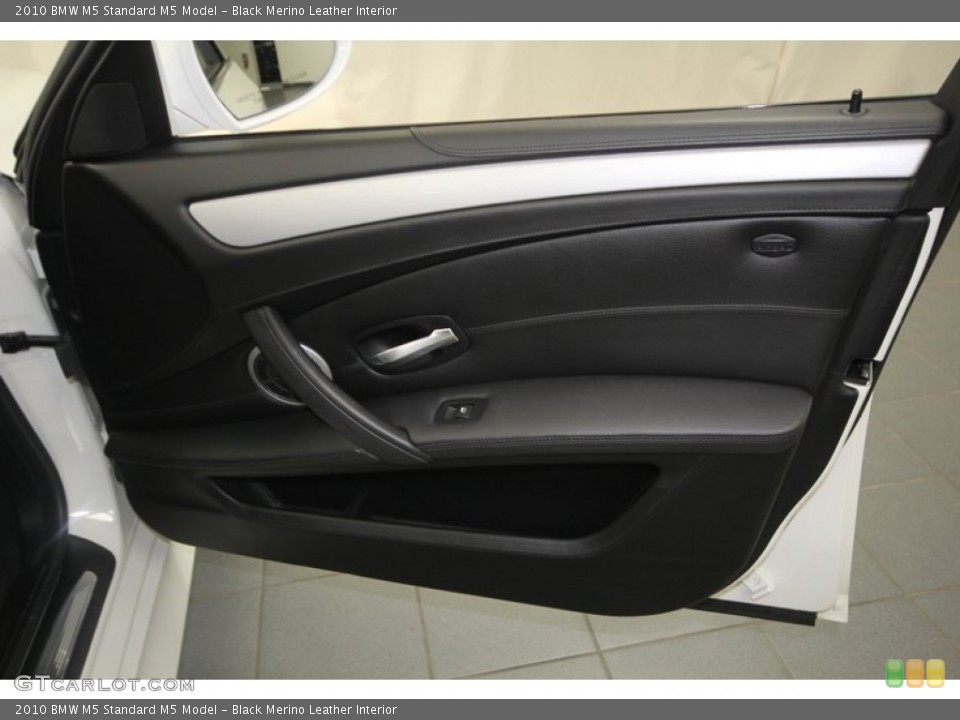 Black Merino Leather Interior Door Panel for the 2010 BMW M5  #74921155