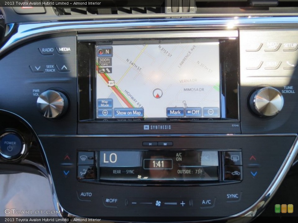 Almond Interior Navigation for the 2013 Toyota Avalon Hybrid Limited #74921518