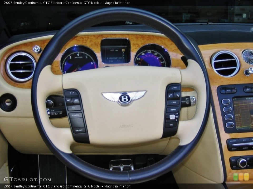 Magnolia Interior Steering Wheel for the 2007 Bentley Continental GTC  #74921559