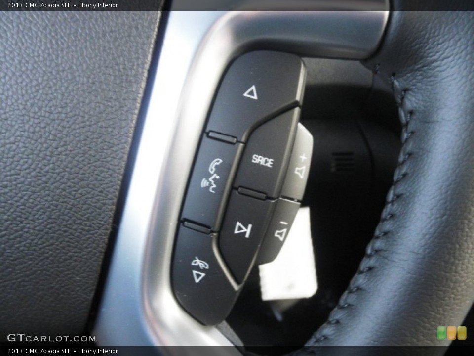 Ebony Interior Controls for the 2013 GMC Acadia SLE #74922573
