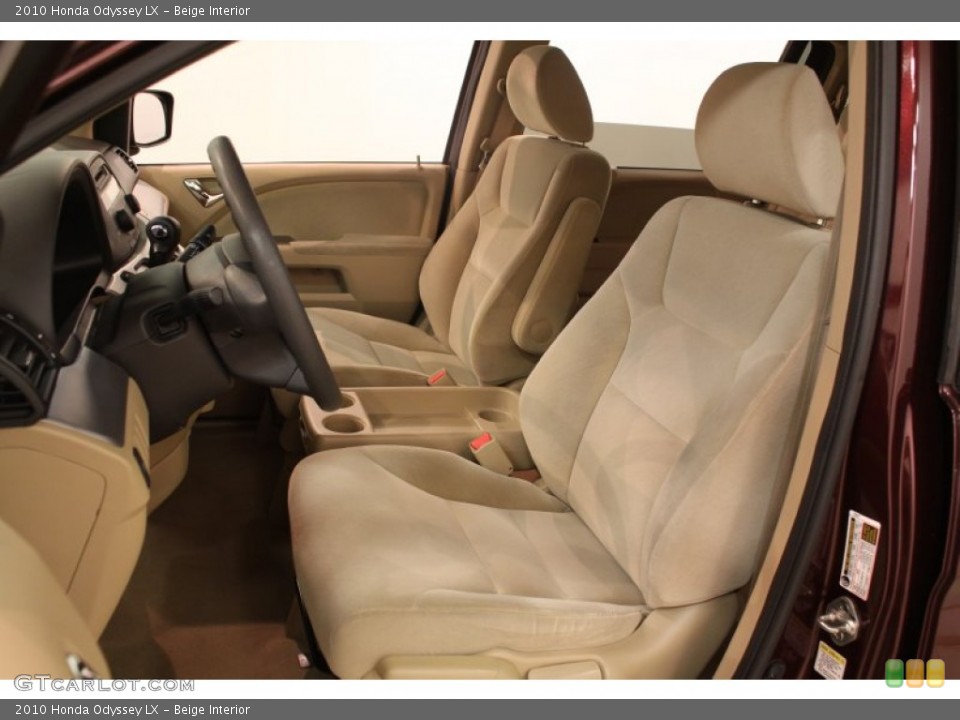Beige Interior Front Seat for the 2010 Honda Odyssey LX #74922957