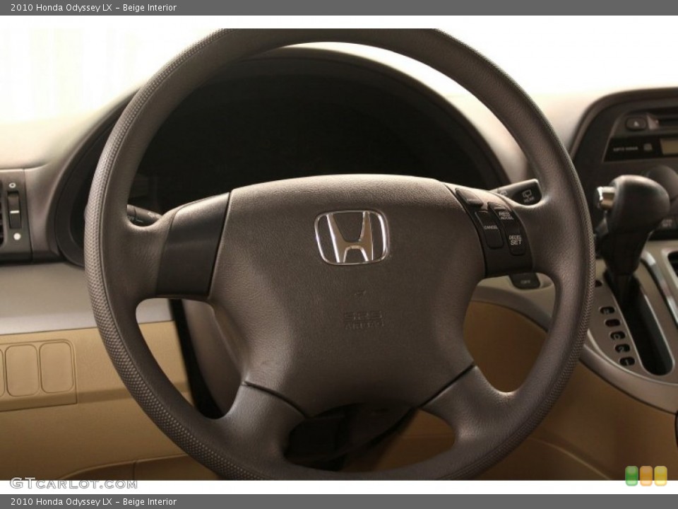 Beige Interior Steering Wheel for the 2010 Honda Odyssey LX #74922981