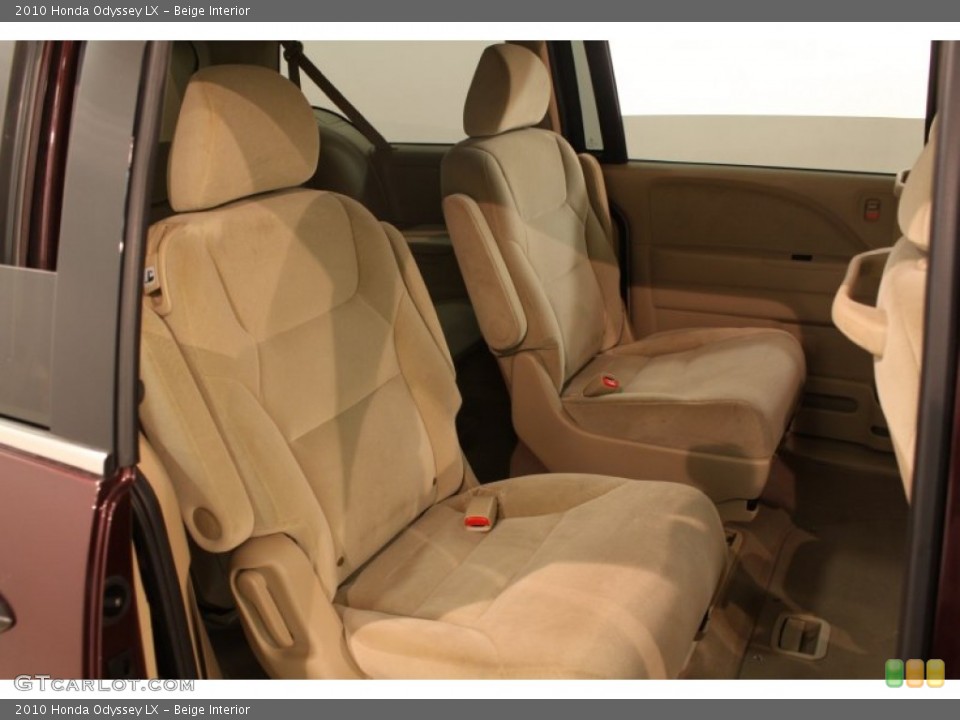 Beige Interior Rear Seat for the 2010 Honda Odyssey LX #74923025