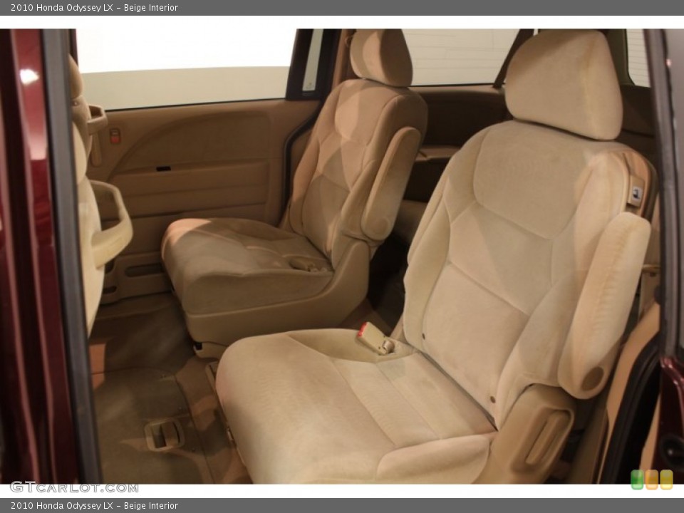 Beige Interior Rear Seat for the 2010 Honda Odyssey LX #74923034