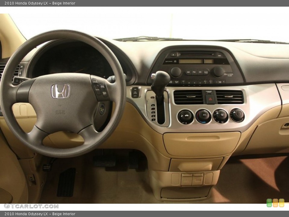 Beige Interior Dashboard for the 2010 Honda Odyssey LX #74923056