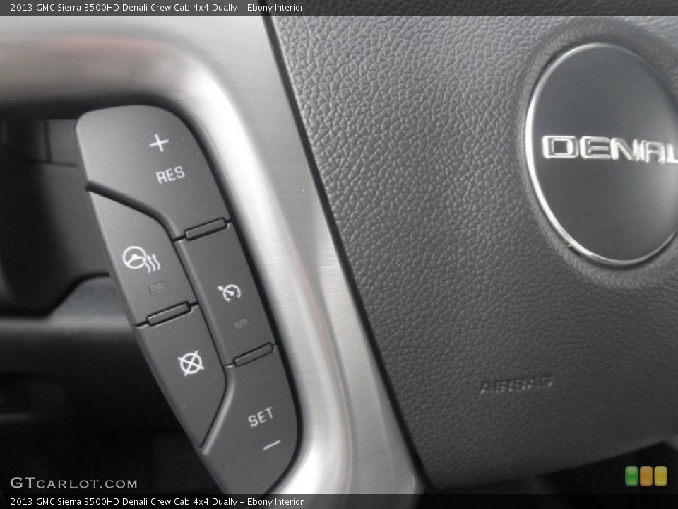 Ebony Interior Controls for the 2013 GMC Sierra 3500HD Denali Crew Cab 4x4 Dually #74925906