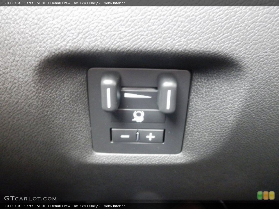 Ebony Interior Controls for the 2013 GMC Sierra 3500HD Denali Crew Cab 4x4 Dually #74925985