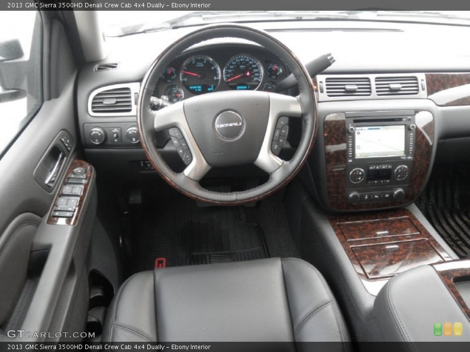 Ebony Interior Dashboard for the 2013 GMC Sierra 3500HD Denali Crew Cab 4x4 Dually #74926047