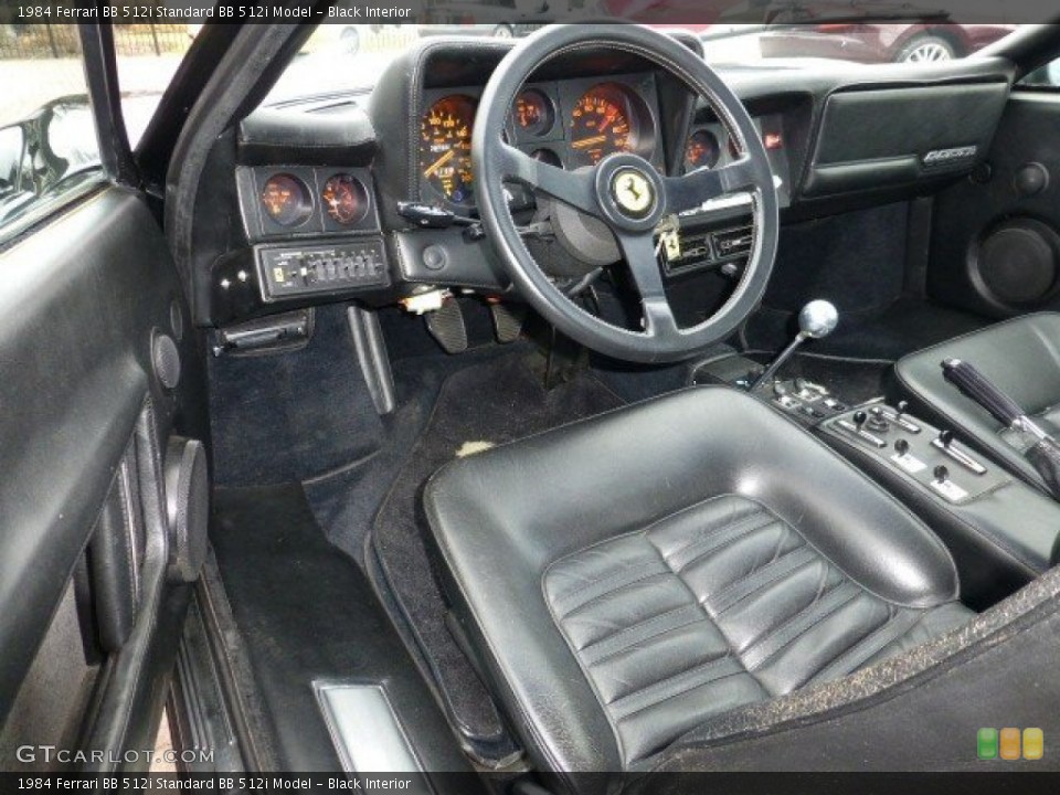 Black Interior Prime Interior for the 1984 Ferrari BB 512i  #74926063