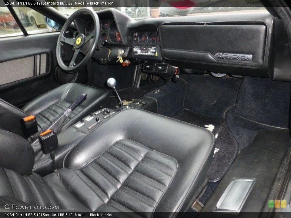 Black Interior Dashboard for the 1984 Ferrari BB 512i  #74926123