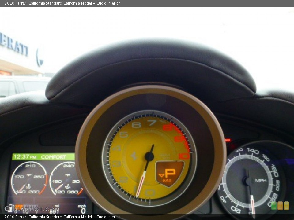 Cuoio Interior Gauges for the 2010 Ferrari California  #74926764