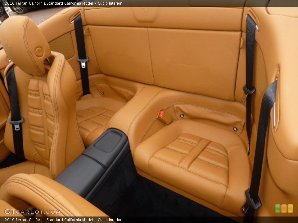 Cuoio Interior Rear Seat for the 2010 Ferrari California  #74926915