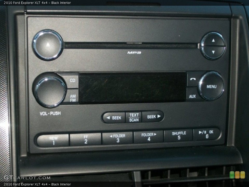 Black Interior Audio System for the 2010 Ford Explorer XLT 4x4 #74926954