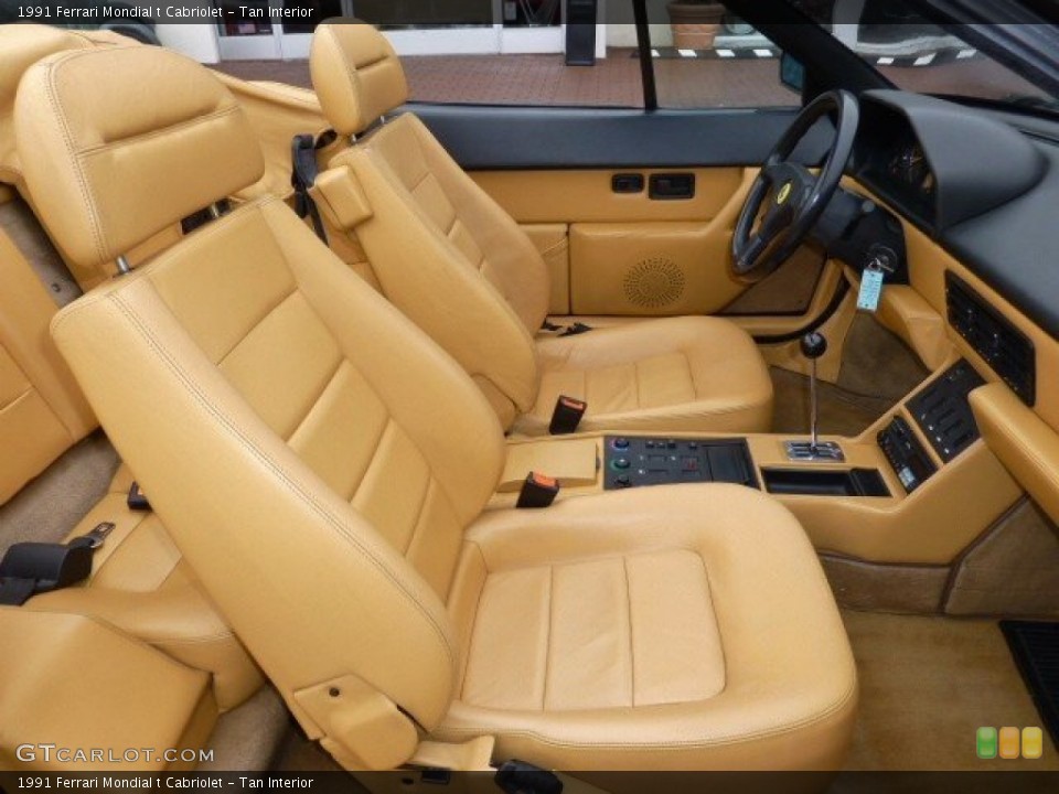 Tan Interior Photo for the 1991 Ferrari Mondial t Cabriolet #74927368