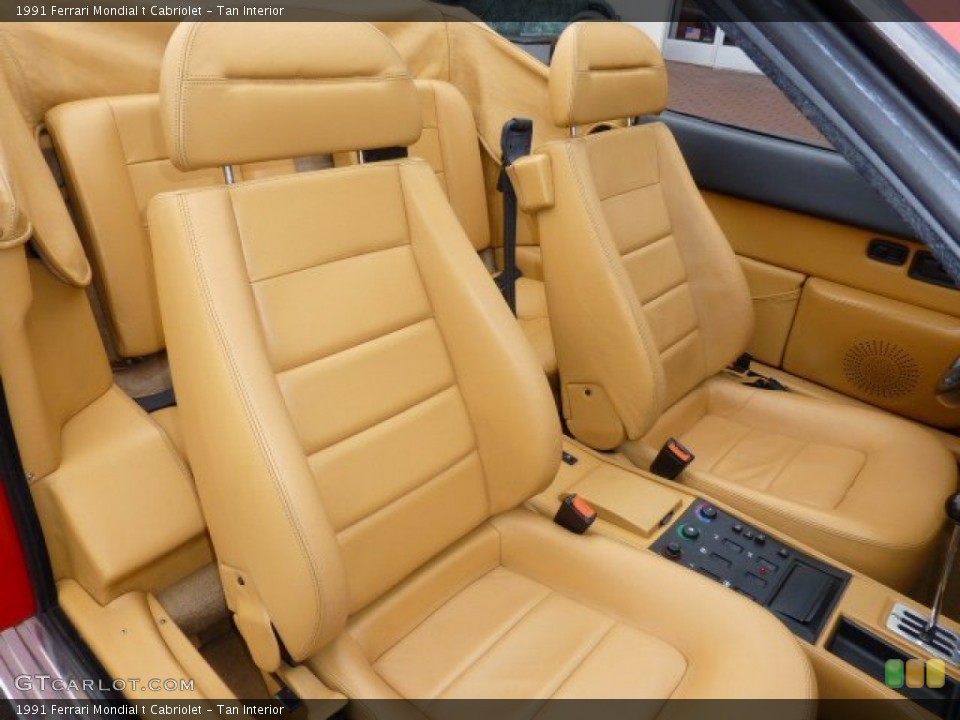 Tan Interior Front Seat for the 1991 Ferrari Mondial t Cabriolet #74927381